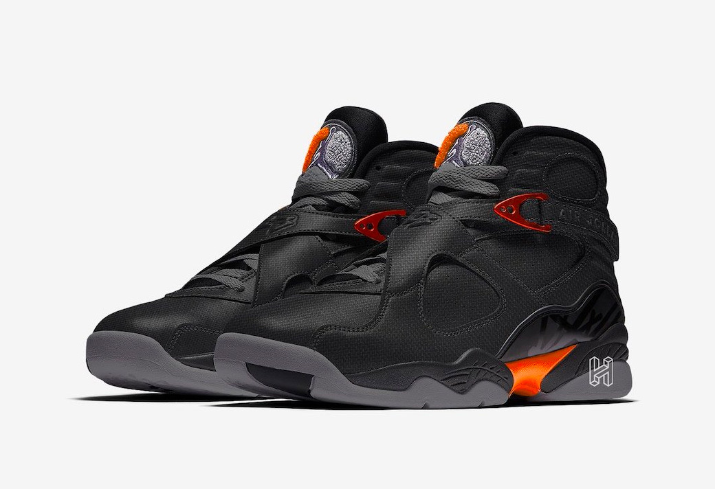 Air Jordan 8 WNTR Black Red Shoes